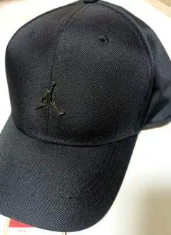 未使用JordanブラックプレートスナップバックCAP希少