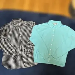 ユニクロ×イネス（M）、無印良品ギンガムチェックジャック （S）