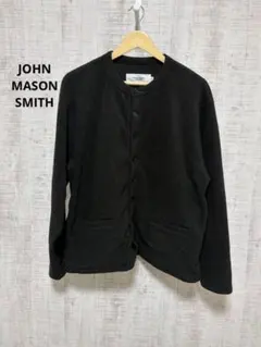 JOHN MASON SMITH ノーカラーフリースカーディガン　XL