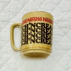 ☆金継ぎ有③☆ネスレの古いマグカップ☆ユーズド品☆送料込☆中古☆レトロ☆USA☆