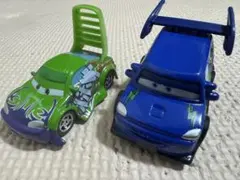 カーズ ミニカー ★カーズ ★ 暴走族 DJ ウィンゴ 2台セット（瑕疵品）のサムネイル