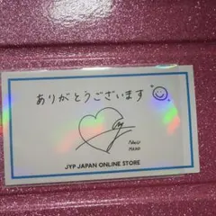 NiziU マコ JYP メッセージカード