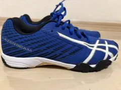 アシックス　21.5㎝ スニーカー ブルー　青　スパイク