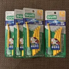 GUM 인터덴탈 브러쉬 신제품 S 씬 타입 8 스틱 ✖ ︎ 썬스타 4개 세트