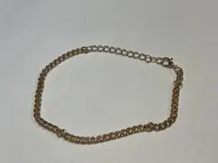 ゴールド アンクレット チェーン 金色 ステンレス 喜平 d63