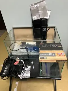 水槽　グラステリアスリム450 フィット150 フィルター等一式中古セットのサムネイル