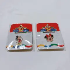 Disney レトロ ピンバッジ ミッキー ミニー セット