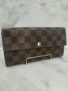 【正規品】LOUIS VUITTONダミエ ポルトフォイユ サラ 二つ折り財布