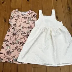 女の子 130 ワンピース 2点セット H&M 春服 まとめ売り