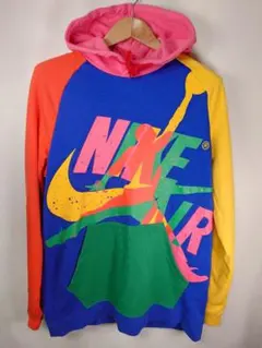 希少 NIKE vintage 総柄パーカー 短丈 y2k ストリート 古着 - メルカリ