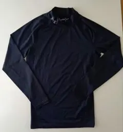 【Ｆ】UNDER ARMOUR 黒 ハイネック インナー アンダーシャツ
