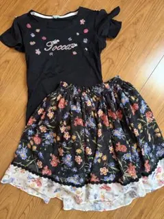 TOCCA BAMBINI スカートとTシャツのセットアップ　アナスイミニのサムネイル