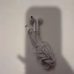 Lightning接続 有線イヤホン ホワイト