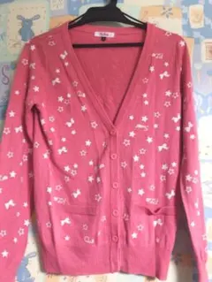 ピンクラテ カーディガン