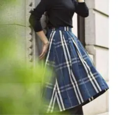 BURBERRY LONDON プリーツスカート ノバチェック 38 - メルカリ