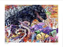天野喜孝 異形の将軍 39/60 版画 直筆サイン入 アールビバン