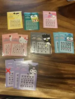 1枚 キャラクター ネイルステッカー サンリオ