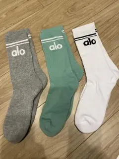 alo ソックス 3足セット23-25cm