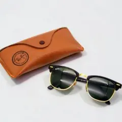 美品 Ray-Ban クラブマスター RB3016 W0365 サングラス