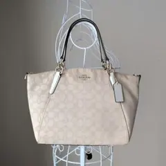 ◆美品◆COACH コーチ ショルダー&トートバッグ 2way シグネチャー