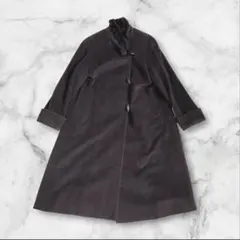 【美品】ネストローブ　ブラウン　アンゴラコート　レックスラビット