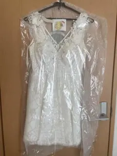 キャバドレス 白 ROBE de FLEURS