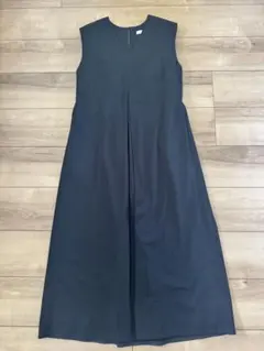 【美品】Ballseyブラックノースリーブロングワンピース