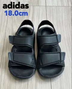 adidas アディダス　サンダル　18.0cm 定価5800円　ブラック