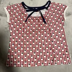 【美品】Daddy Oh Daddy ハート柄 半袖Tシャツ 130cmのサムネイル