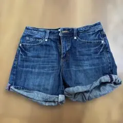 earth music & ecology ダークブルーショートパンツ S