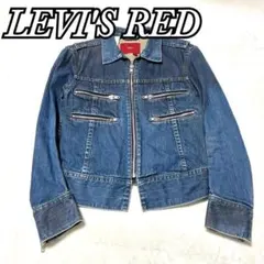 LEVI'S RED デニムジャケット 立体裁断 ジップ S ヴィンテージ