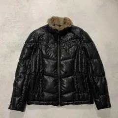 archive gimmick fur down jacket y2k
