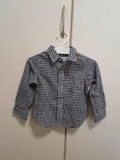 長袖シャツ 95サイズ ブラック・ホワイトチェック★アーノルドパーマー★