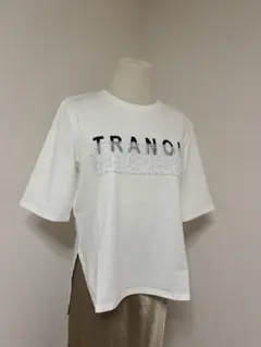 TRANOI. ロゴ チュール Tシャツ ／ホワイトのサムネイル