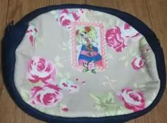 花柄キャラクターポーチ