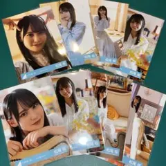 日向坂46 松尾桜 空飛ぶ車 MV衣装 生写真 青衣装 白衣装 セミコンプ