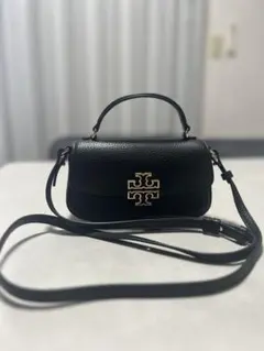 Tory Burch ブラックレザー ハンドバッグ