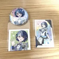 プロセカ感謝祭5th ￼桐谷遥 缶バッジ グリーディングカード 特典ステッカー