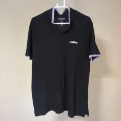 H&M ブラックポロシャツ XL