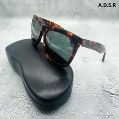 A.D.S.RエーディーエスアールATKINSべっ甲柄サングラス ハバナブラウン