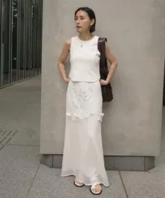 新品AMERI MEDI 3D LACE MOTIF LAYEREDSKIRT - メルカリ