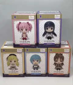 まどマギ / ぺたっとおすわりフィギュア ‪✿ 全5種 コンプリートセット ⋆*