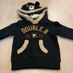 DOUBLE.B パーカー　80cm