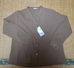 Vネックブラウス(Honeys)(新品未使用)