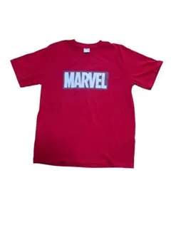 MARVEL ロゴ 半袖Tシャツ レッド Lサイズのサムネイル