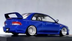 1/43　スバル　インプレッサ改　22B-STi　BBS-RS　アルミ製　深リム 1/43 スバル インプレッサ改 22B-STi BBS-RS アルミ製 深リム - メルカリ