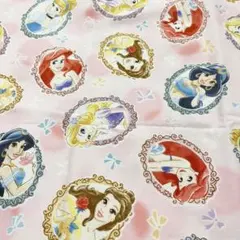 ディズニープリンセス プリント生地 約110cm幅