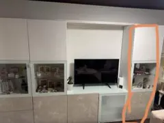 IKEA BESTÅ テレビボード 壁面収納ユニット オレンジの部分のみのサムネイル
