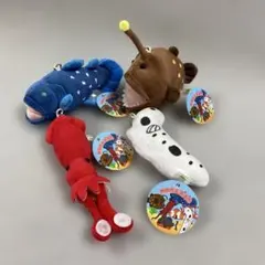 熱帯魚&深海魚　ぬいぐるみボールチェーン　4点セット