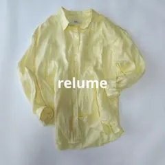 relume リネンシャツ